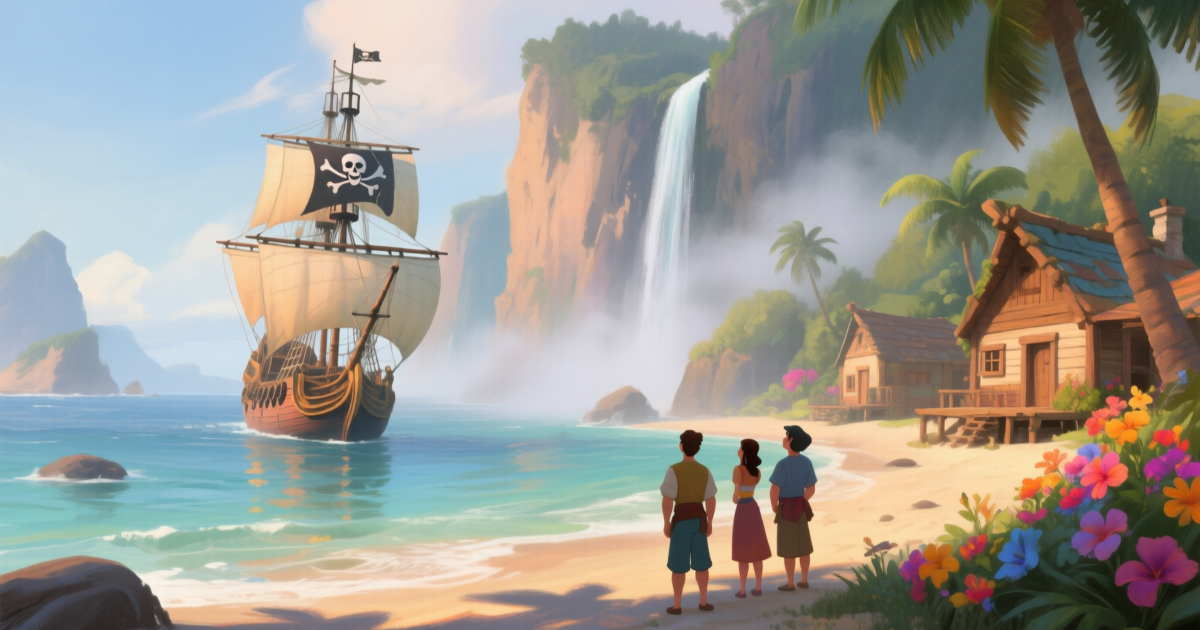 Pirate landing - Puzzle